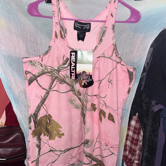 Realtree Tops - Realtree Pink Camo Tank Top